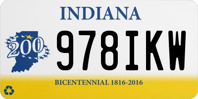 IN license plate 978IKW