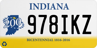 IN license plate 978IKZ