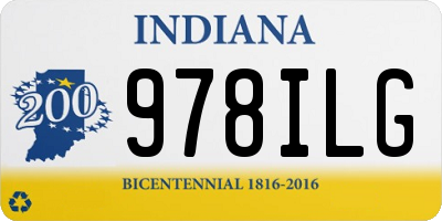 IN license plate 978ILG