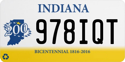 IN license plate 978IQT