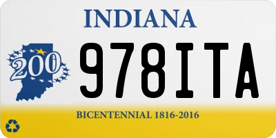 IN license plate 978ITA