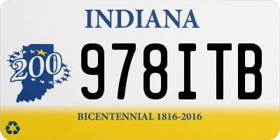 IN license plate 978ITB
