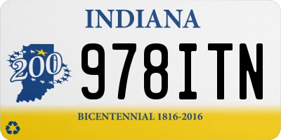 IN license plate 978ITN