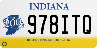 IN license plate 978ITQ
