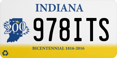 IN license plate 978ITS
