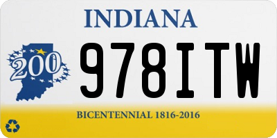 IN license plate 978ITW
