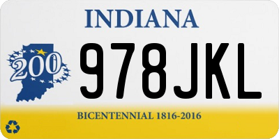IN license plate 978JKL