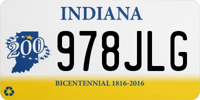 IN license plate 978JLG