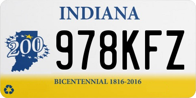 IN license plate 978KFZ