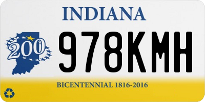 IN license plate 978KMH