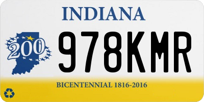 IN license plate 978KMR