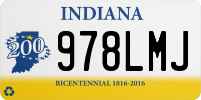 IN license plate 978LMJ