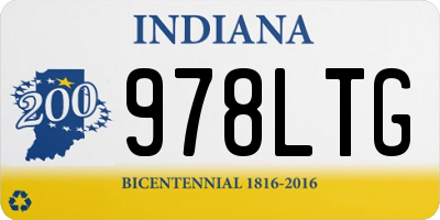 IN license plate 978LTG