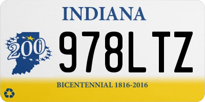 IN license plate 978LTZ