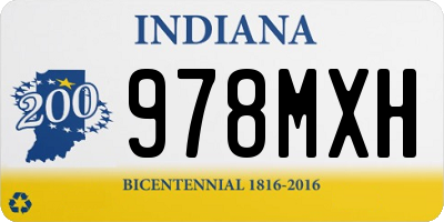 IN license plate 978MXH