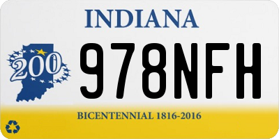 IN license plate 978NFH