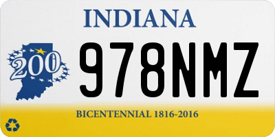 IN license plate 978NMZ