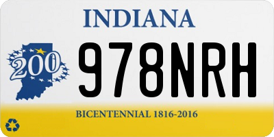 IN license plate 978NRH