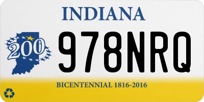 IN license plate 978NRQ