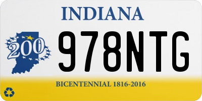 IN license plate 978NTG