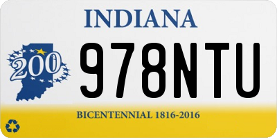 IN license plate 978NTU