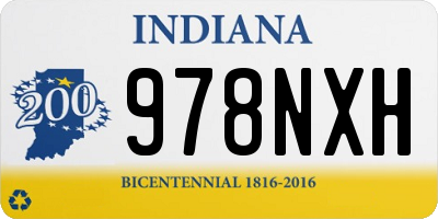 IN license plate 978NXH