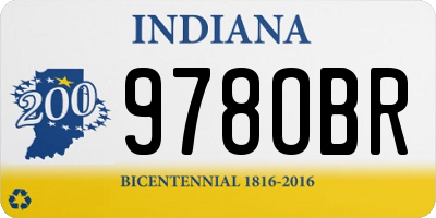 IN license plate 978OBR