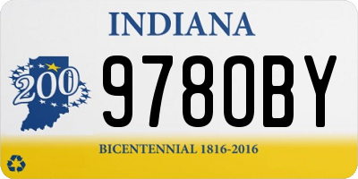 IN license plate 978OBY
