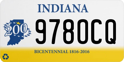 IN license plate 978OCQ
