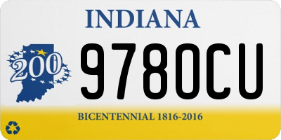 IN license plate 978OCU