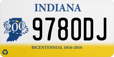 IN license plate 978ODJ
