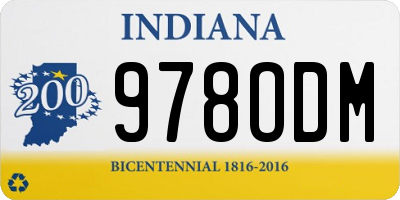 IN license plate 978ODM