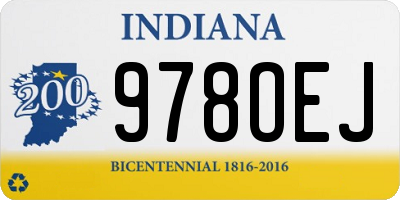 IN license plate 978OEJ