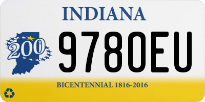 IN license plate 978OEU