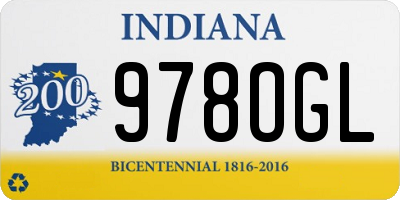 IN license plate 978OGL