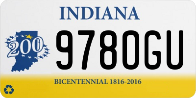 IN license plate 978OGU