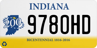 IN license plate 978OHD
