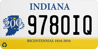 IN license plate 978OIQ