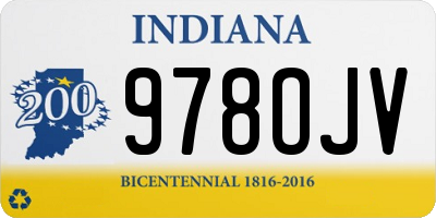 IN license plate 978OJV