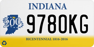 IN license plate 978OKG