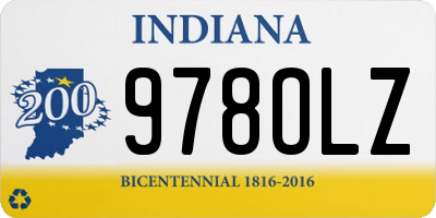 IN license plate 978OLZ