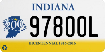 IN license plate 978OOL