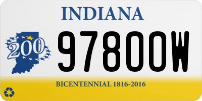 IN license plate 978OOW