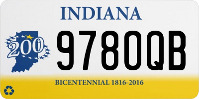 IN license plate 978OQB