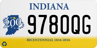 IN license plate 978OQG