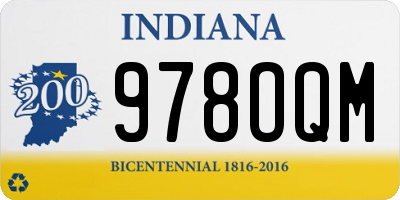 IN license plate 978OQM