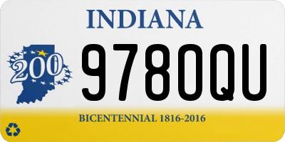 IN license plate 978OQU
