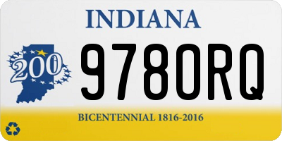 IN license plate 978ORQ