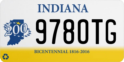 IN license plate 978OTG