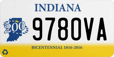 IN license plate 978OVA